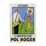 Jean-Pierre Got | Vintage Golfers Champagne Ad