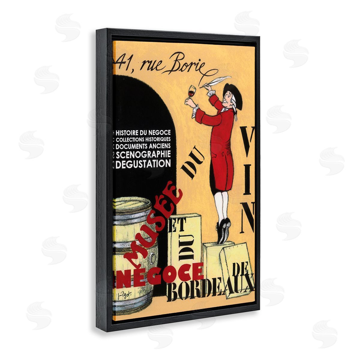 Jean-Pierre Got | Vintage Wine Tasting Advertisement