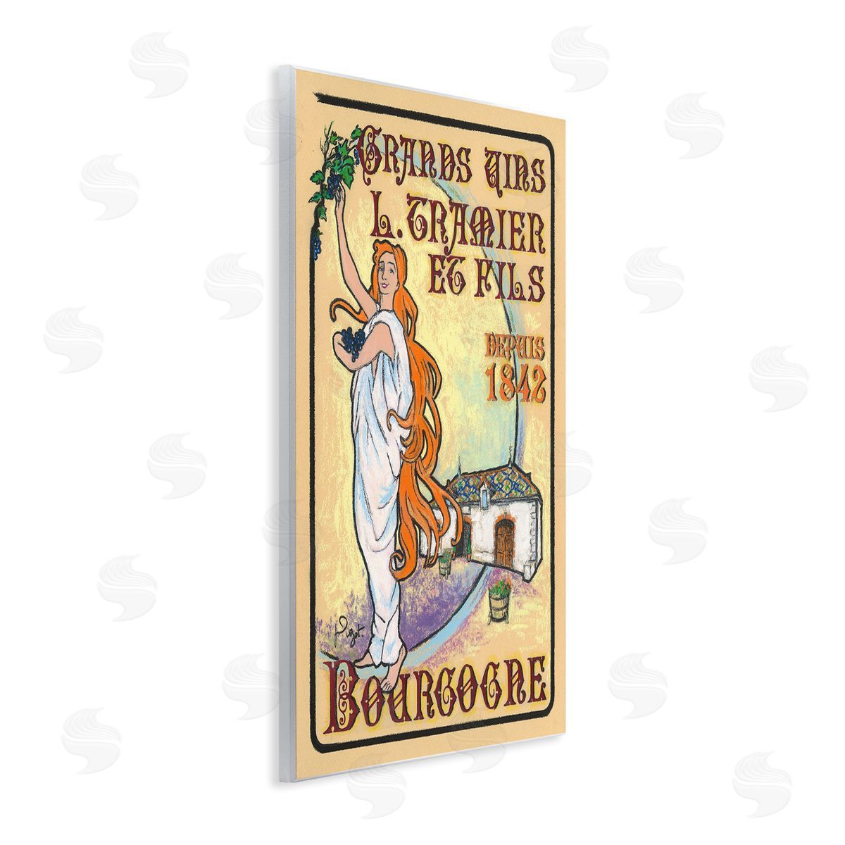 Jean-Pierre Got | Vintage Woman Picking Grapes