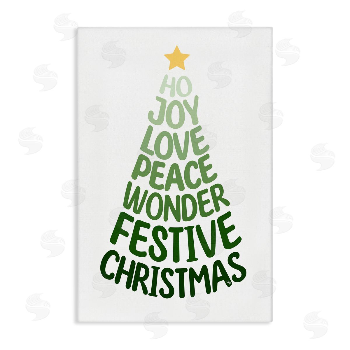 Martina Pavlova | Festive Christmas Words Tree