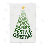 Martina Pavlova | Festive Christmas Words Tree