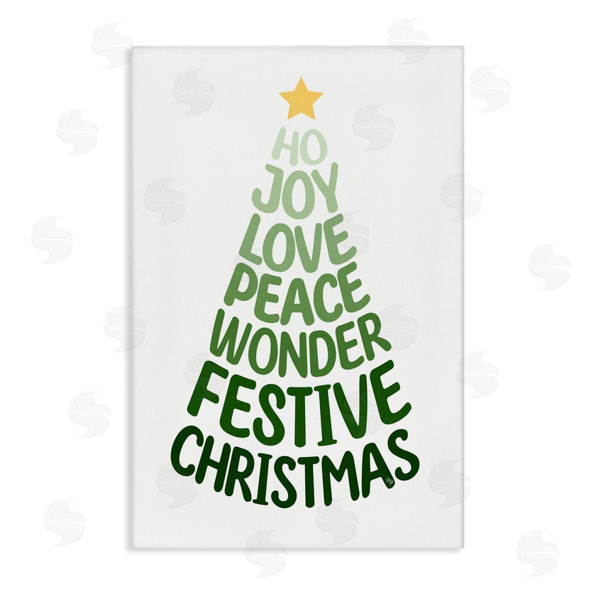 Martina Pavlova | Festive Christmas Words Tree