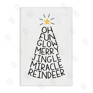 Martina Pavlova | Christmas Typography Tree