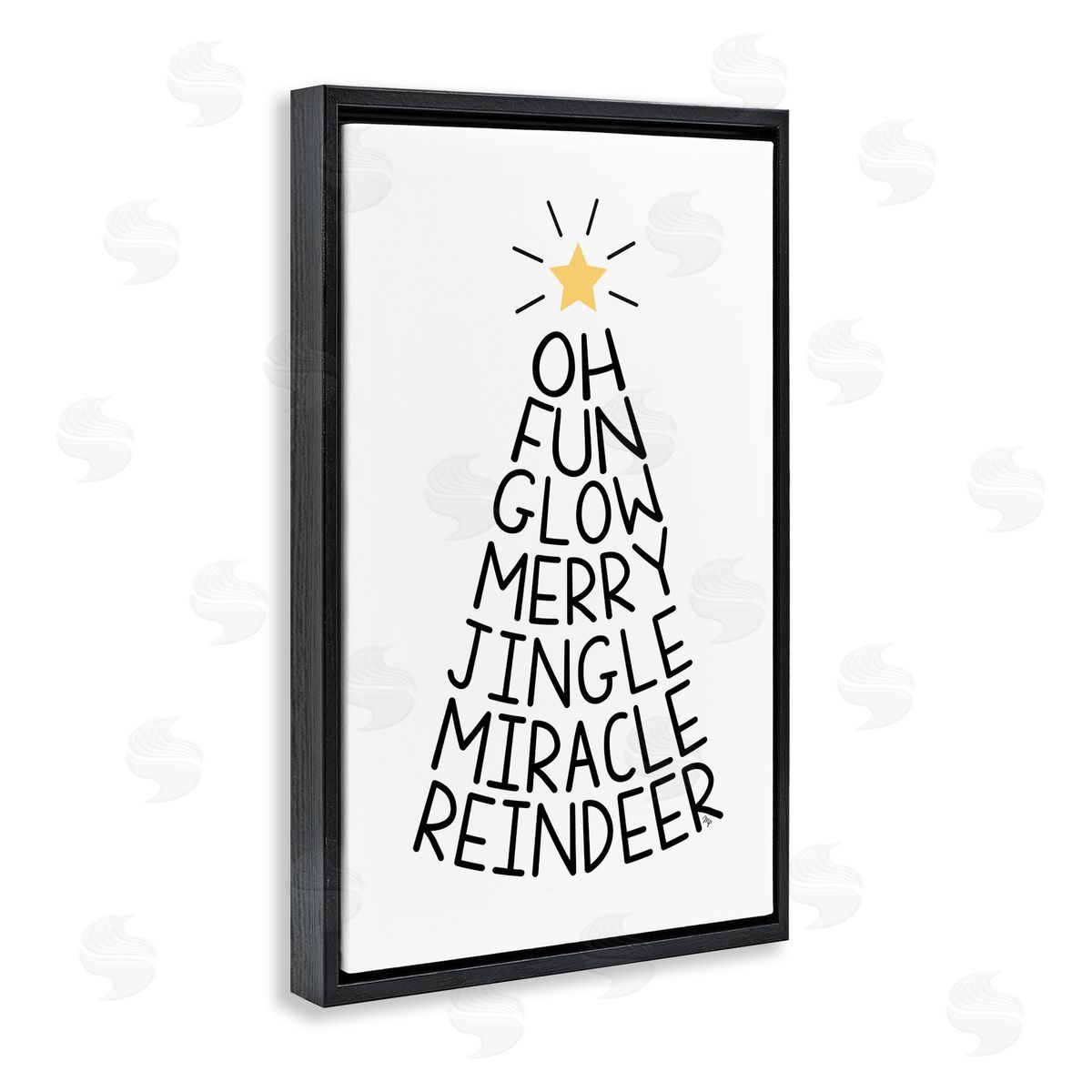 Martina Pavlova | Christmas Typography Tree
