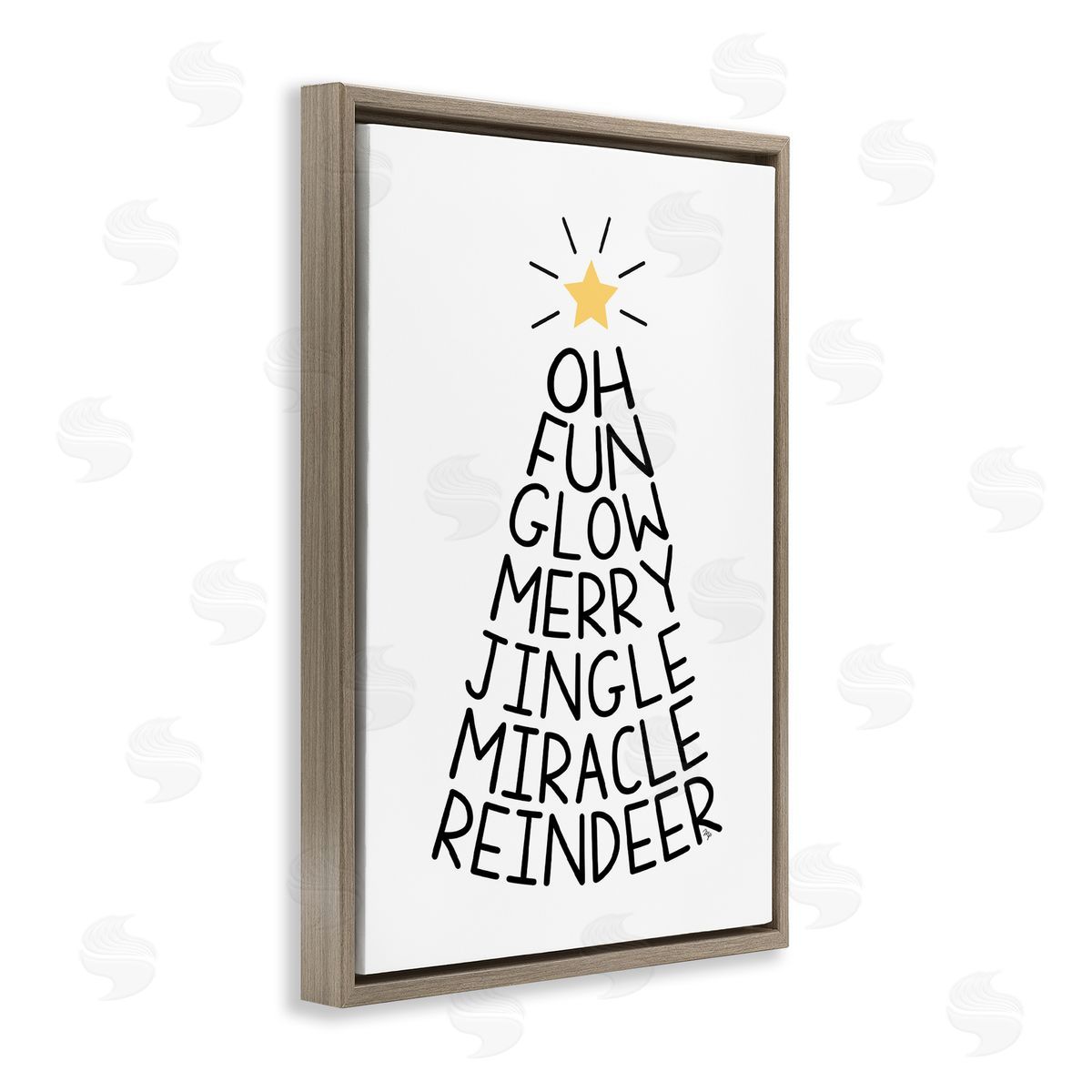 Martina Pavlova | Christmas Typography Tree