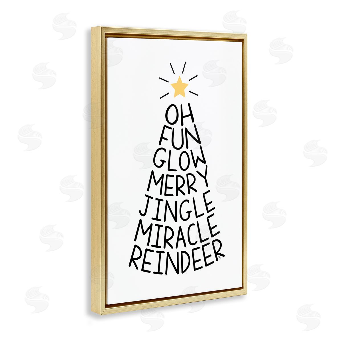 Martina Pavlova | Christmas Typography Tree