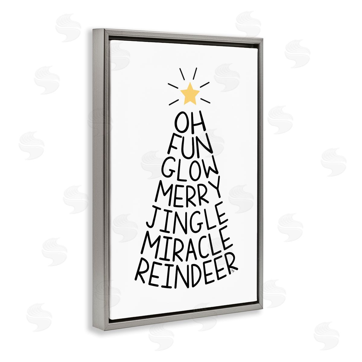 Martina Pavlova | Christmas Typography Tree