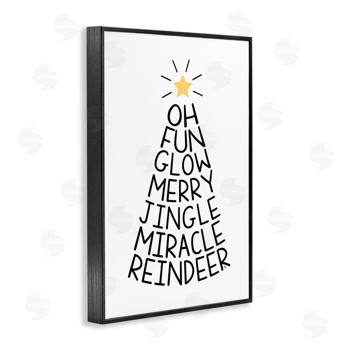 Martina Pavlova | Christmas Typography Tree