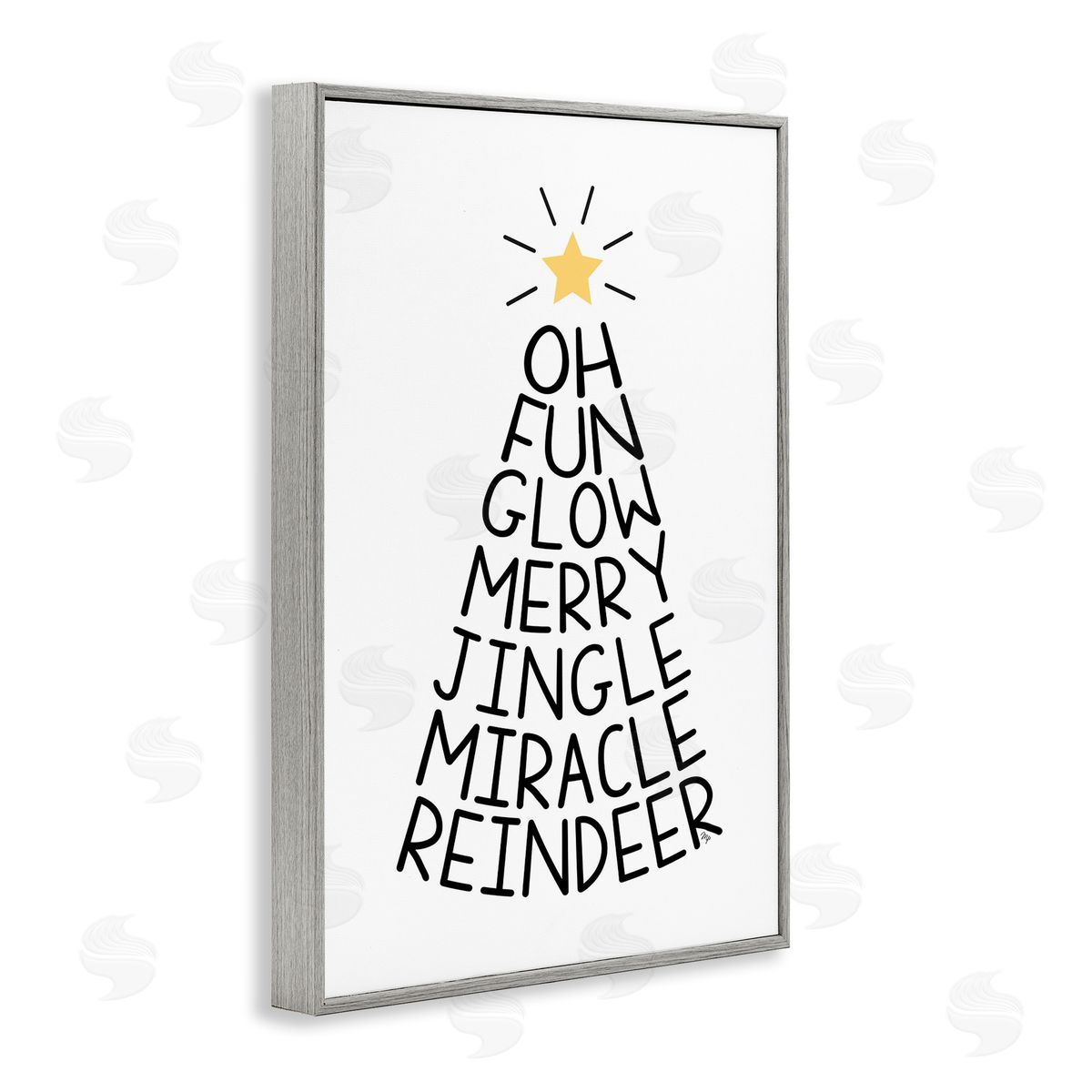Martina Pavlova | Christmas Typography Tree
