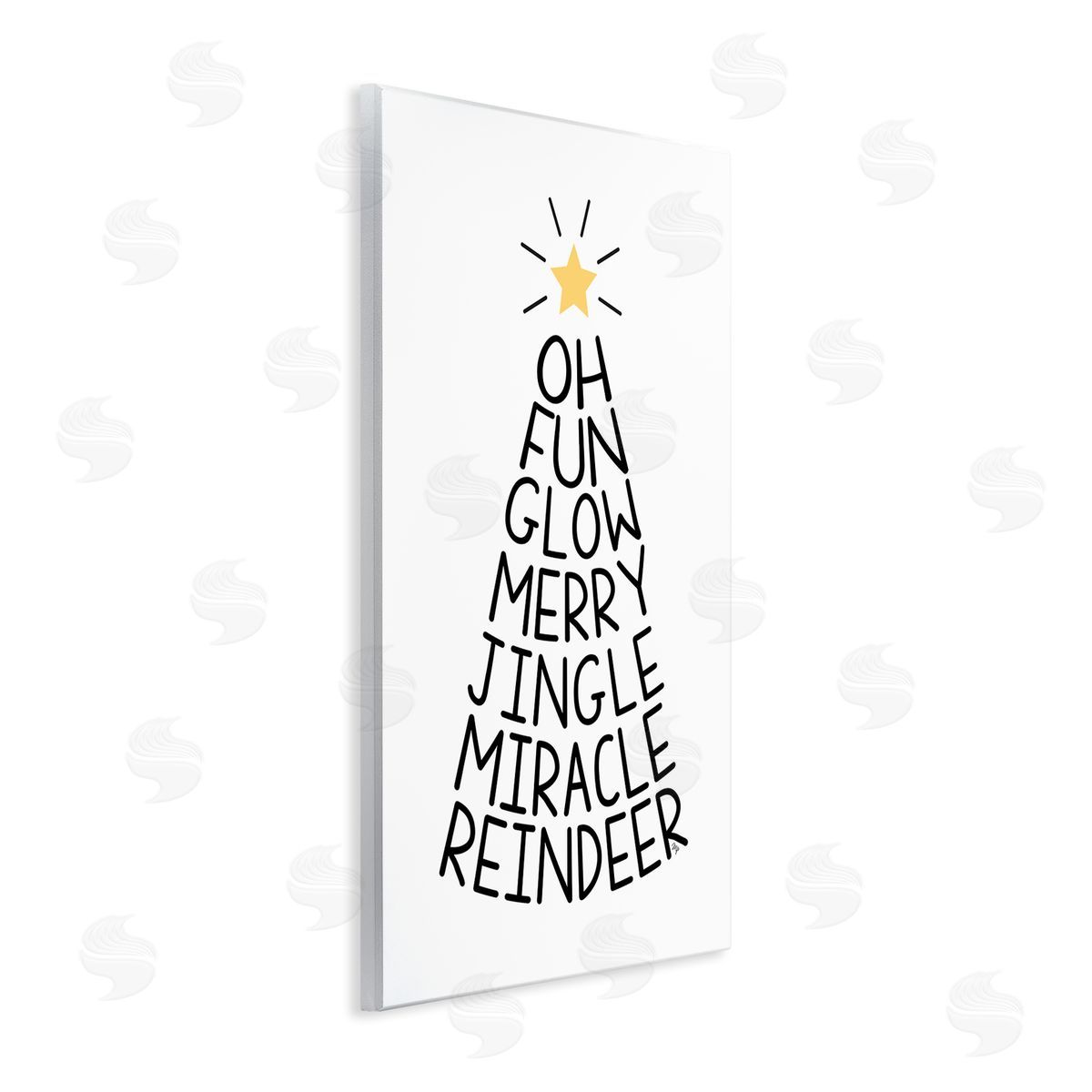 Martina Pavlova | Christmas Typography Tree