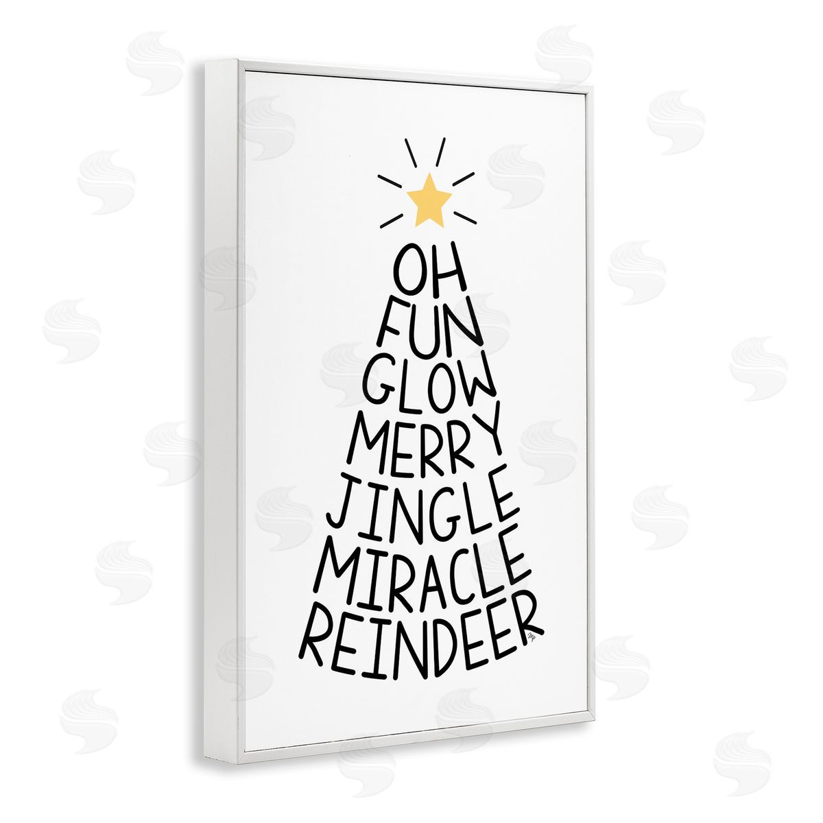 Martina Pavlova | Christmas Typography Tree