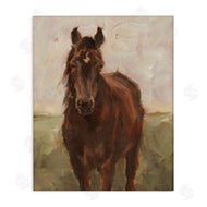 Ethan Harper | Elegant Brown Horse Abstraction