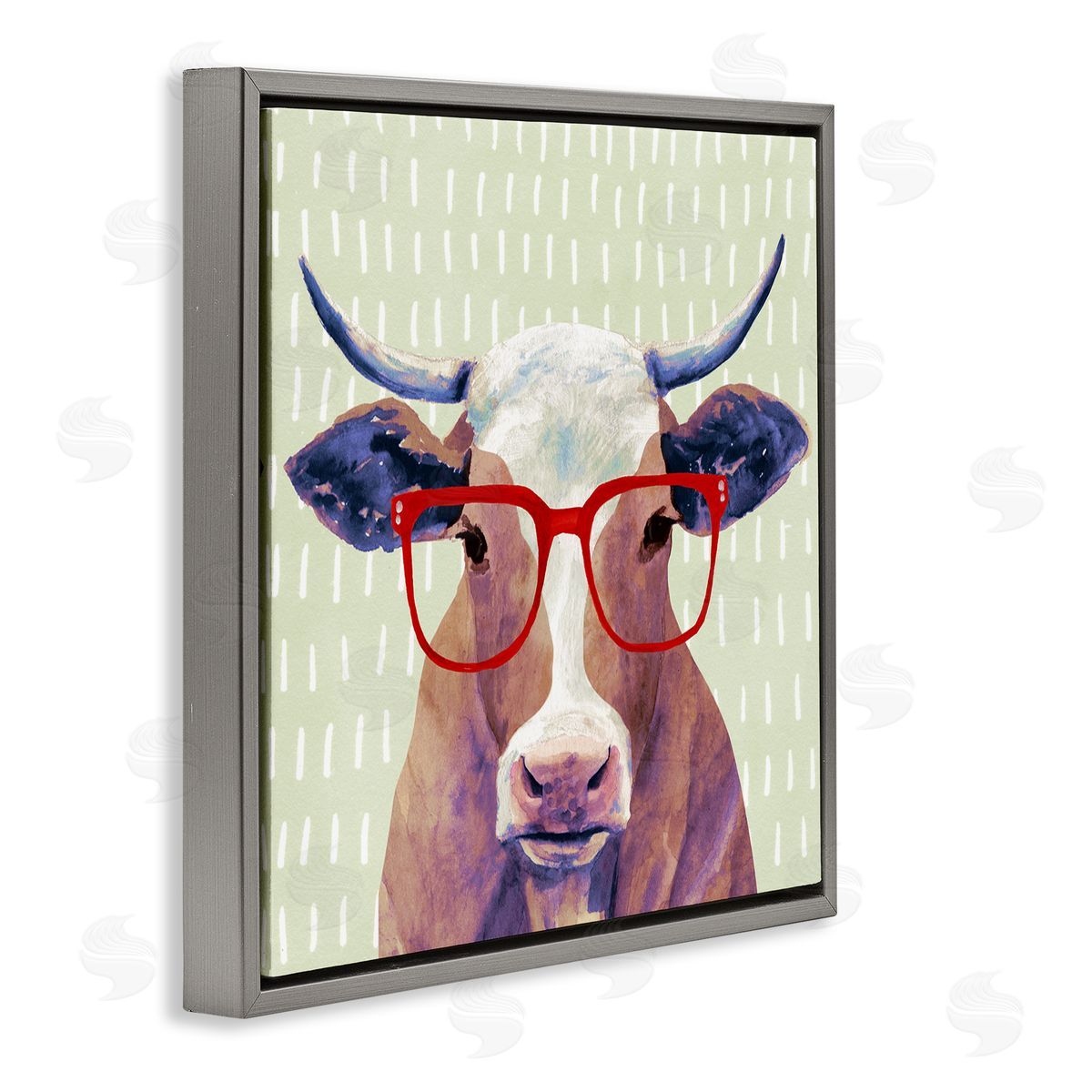 Victoria Borges | Hipster Cow with Red Glasses
