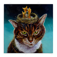 Lucia Heffernan | Cat with Bird Nest
