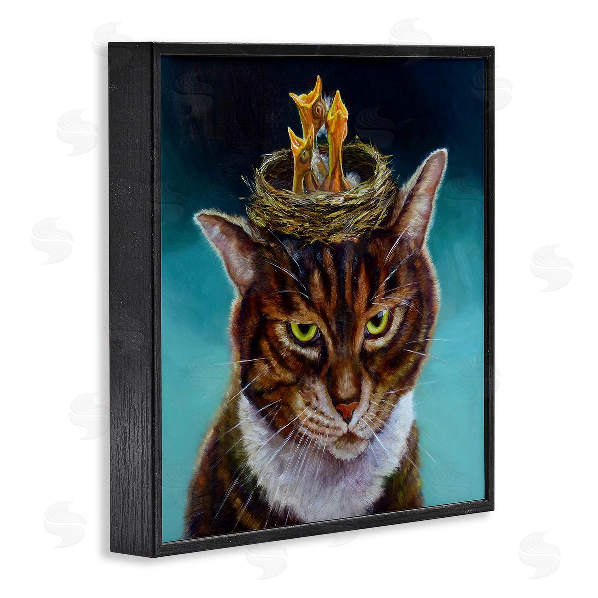 Lucia Heffernan | Cat with Bird Nest
