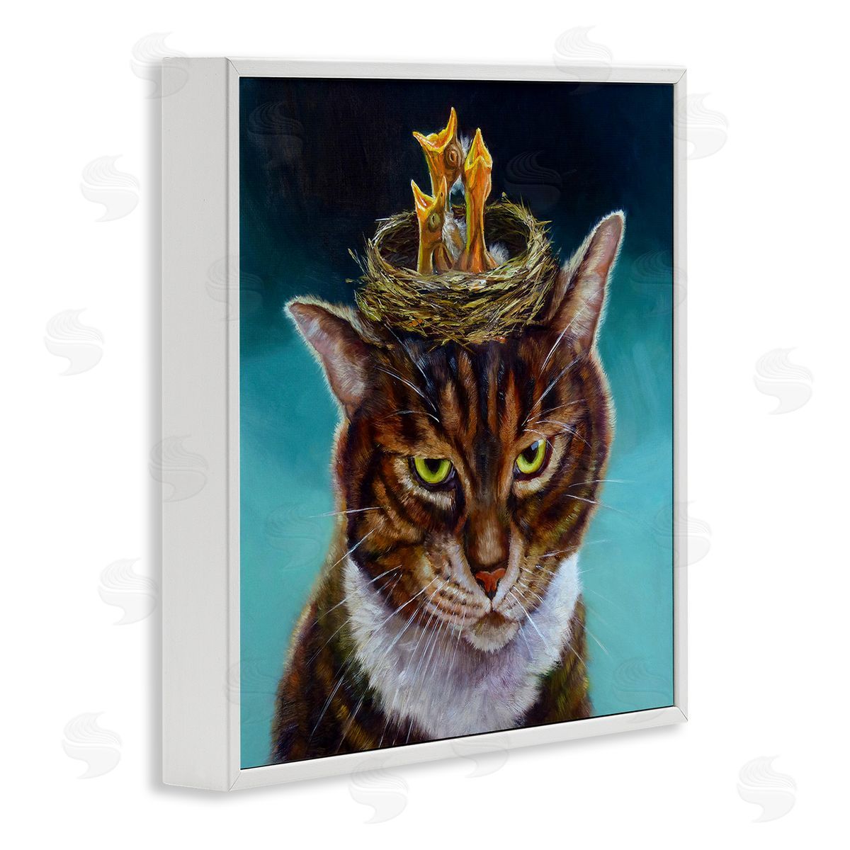 Lucia Heffernan | Cat with Bird Nest