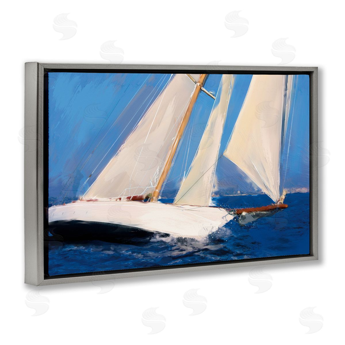 Porter Hastings | Abstract Sailboats in Wind
