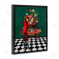 Erika C. Brothers | Classic Style Bird Person with Flowers