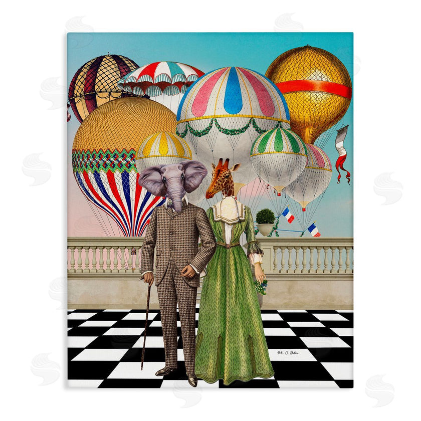 Erika C. Brothers | Surreal Animals with Hot Air Balloons