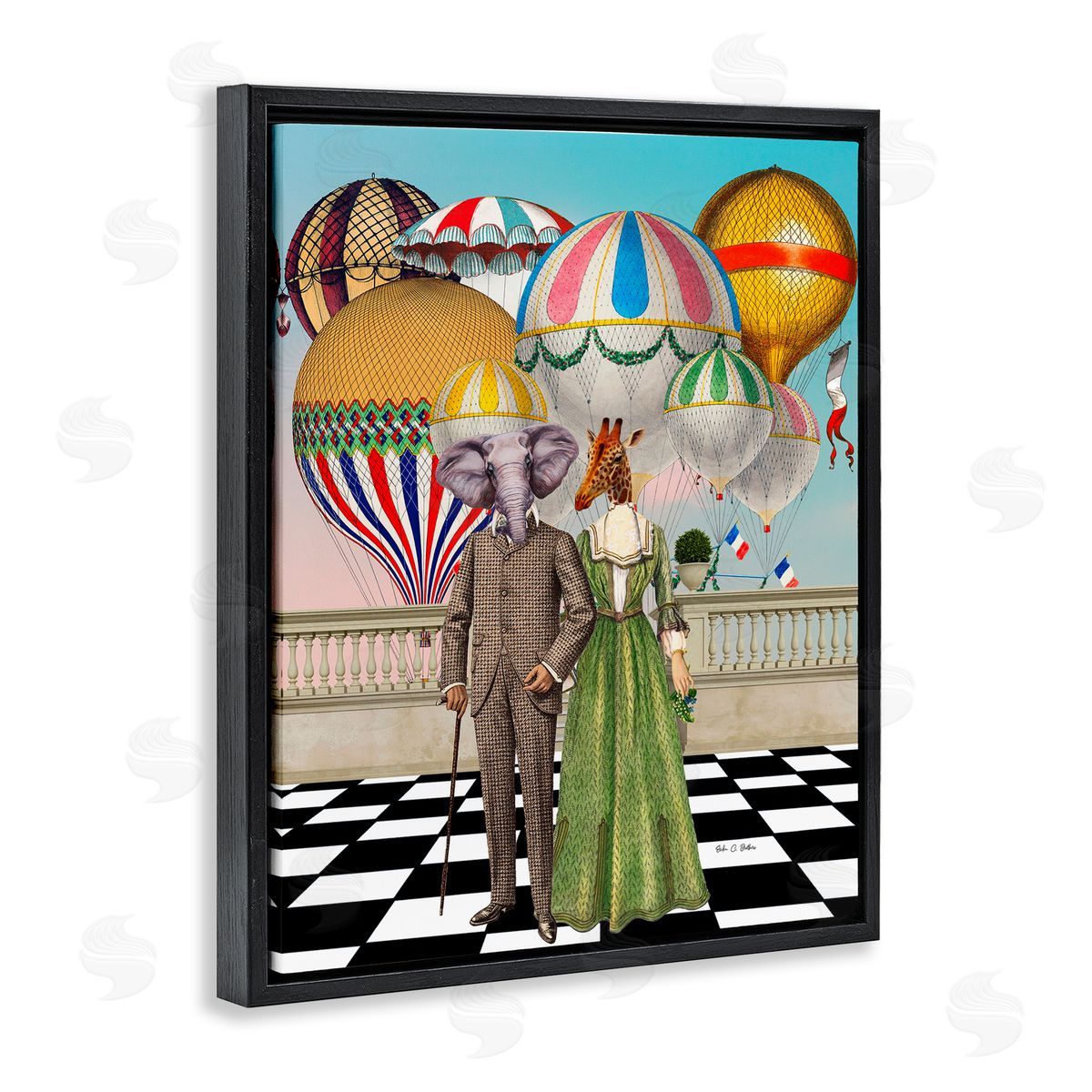 Erika C. Brothers | Surreal Animals with Hot Air Balloons