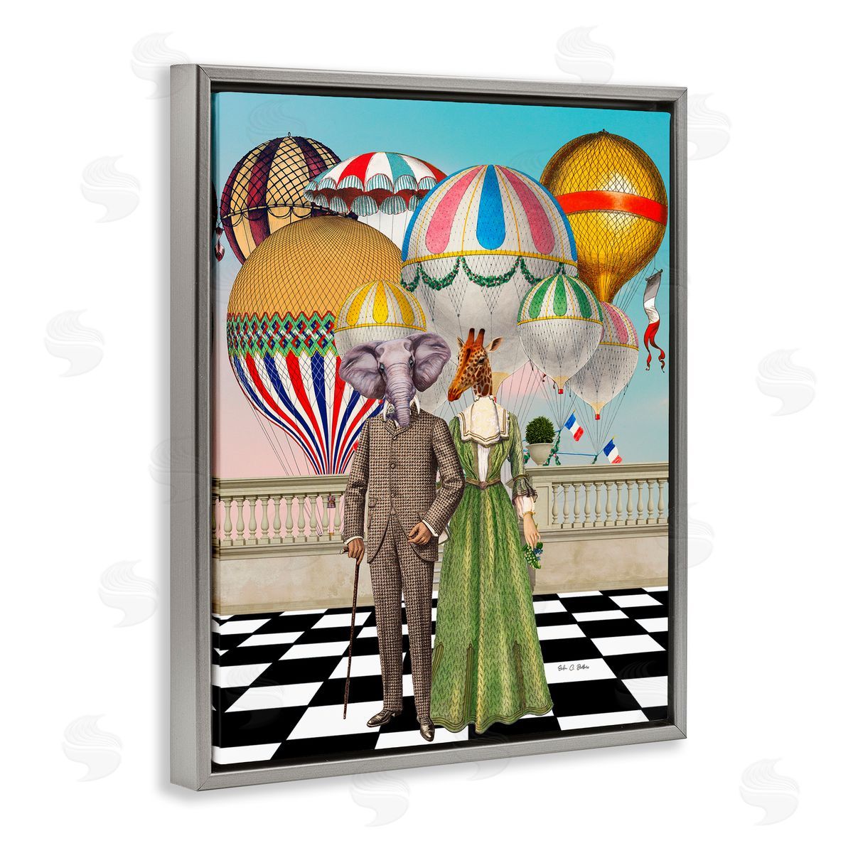 Erika C. Brothers | Surreal Animals with Hot Air Balloons