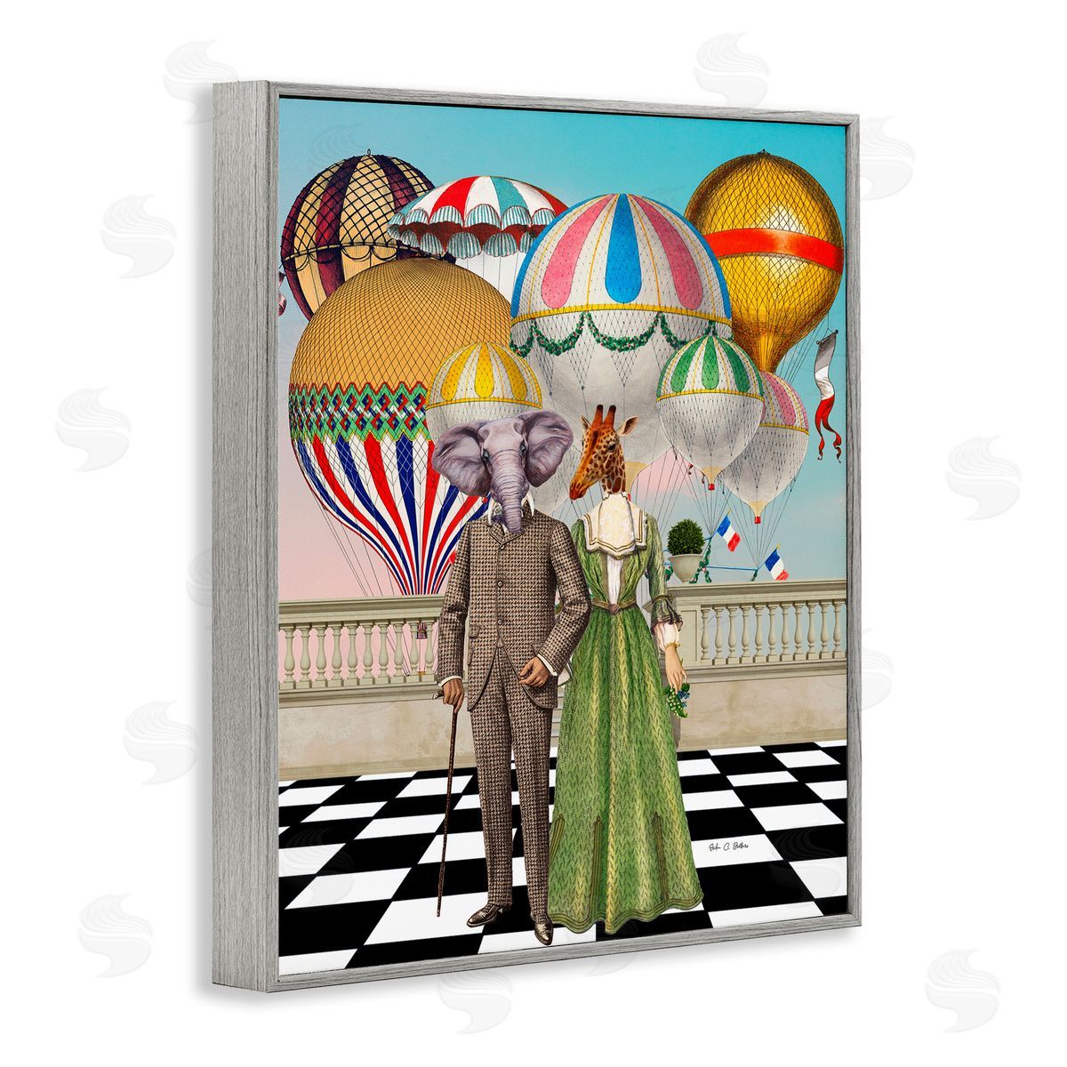 Erika C. Brothers | Surreal Animals with Hot Air Balloons