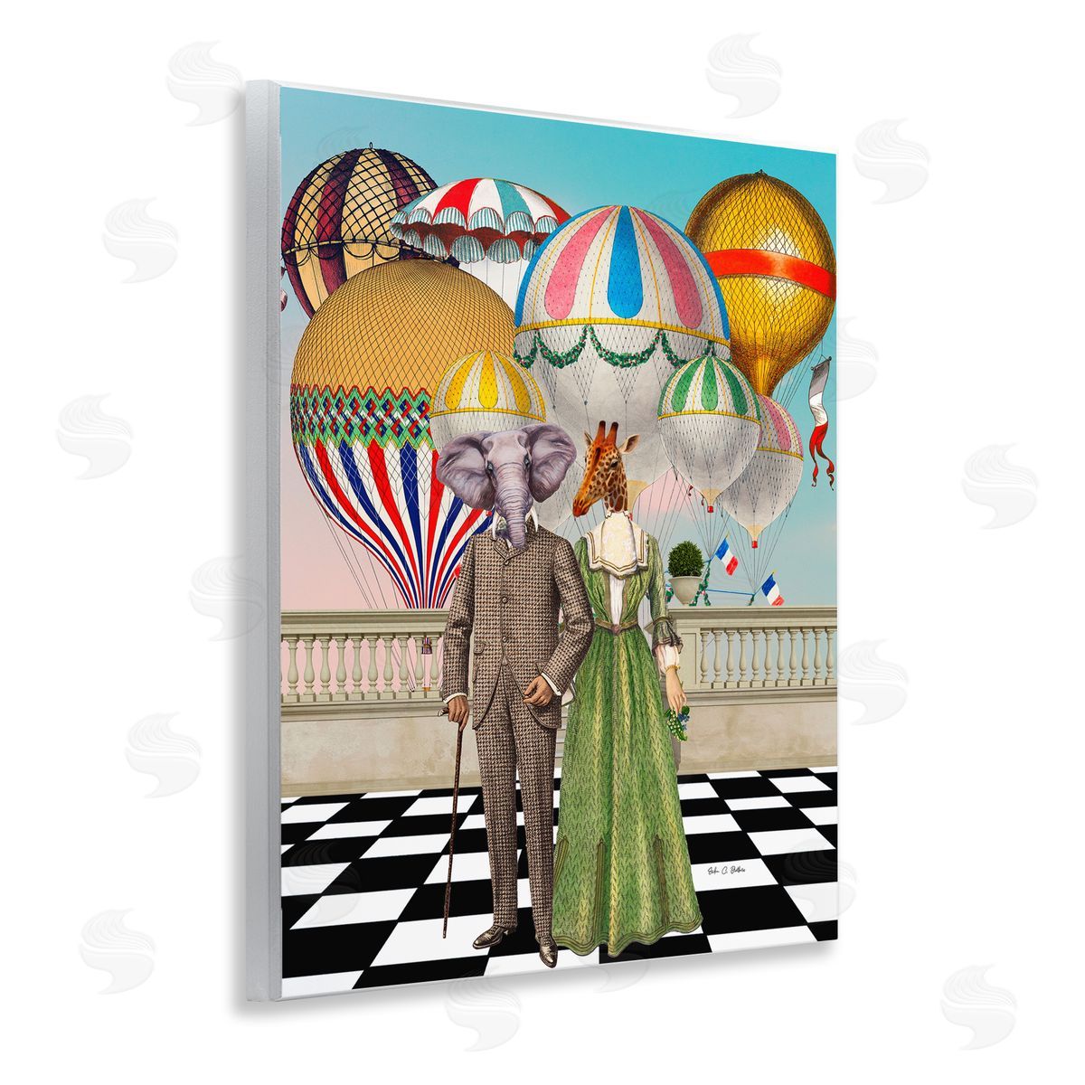 Erika C. Brothers | Surreal Animals with Hot Air Balloons