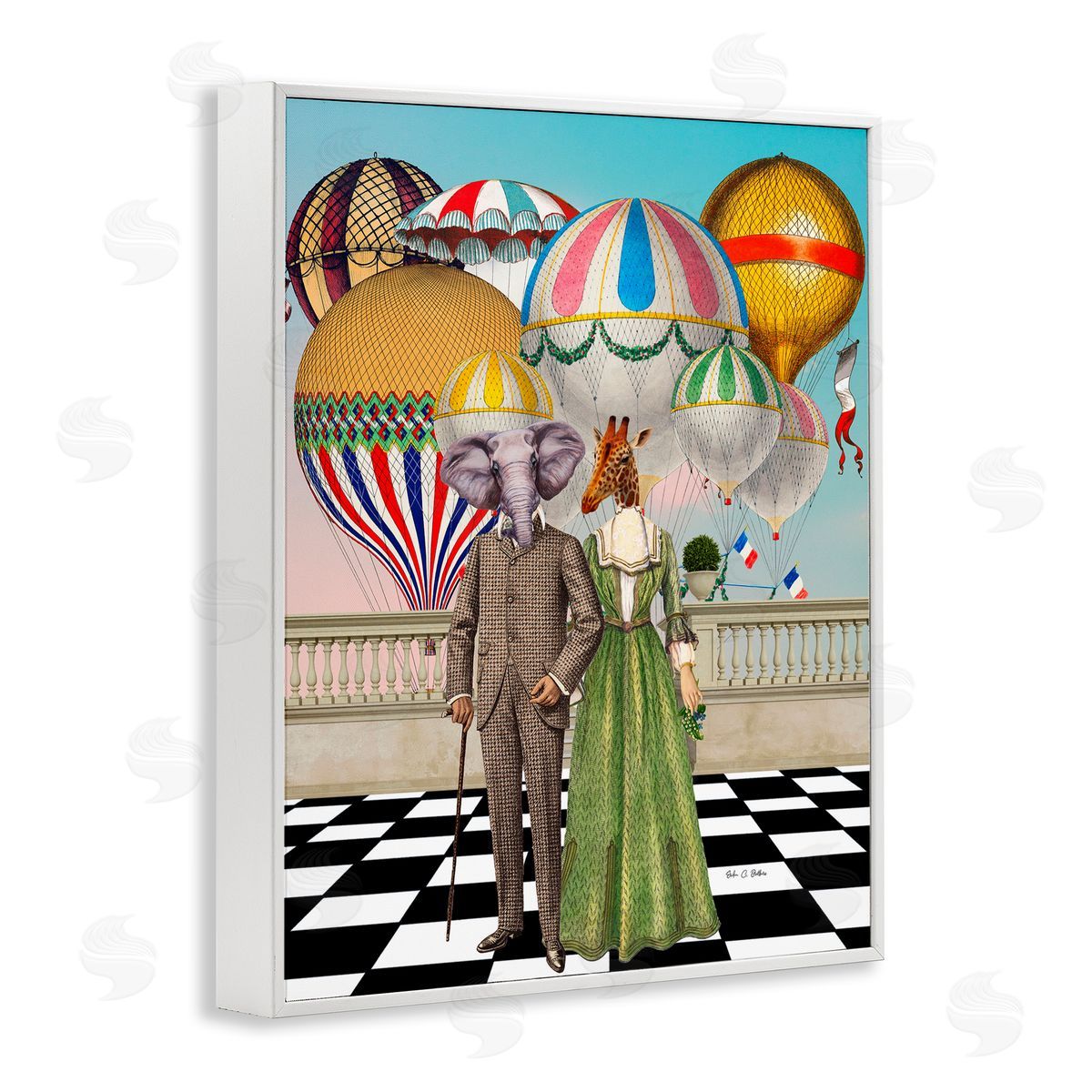 Erika C. Brothers | Surreal Animals with Hot Air Balloons