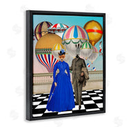 Erika C. Brothers | Animal Couple with Hot Air Balloons