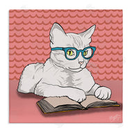 Elizabeth Medley | Studious Cat Reading