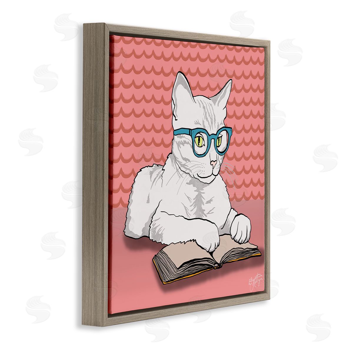 Elizabeth Medley | Studious Cat Reading