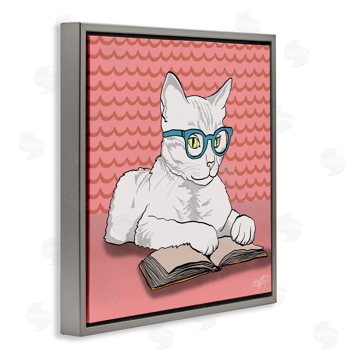 Elizabeth Medley | Studious Cat Reading