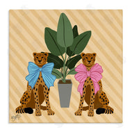 Elizabeth Medley | Fashion Cheetahs with House Plant