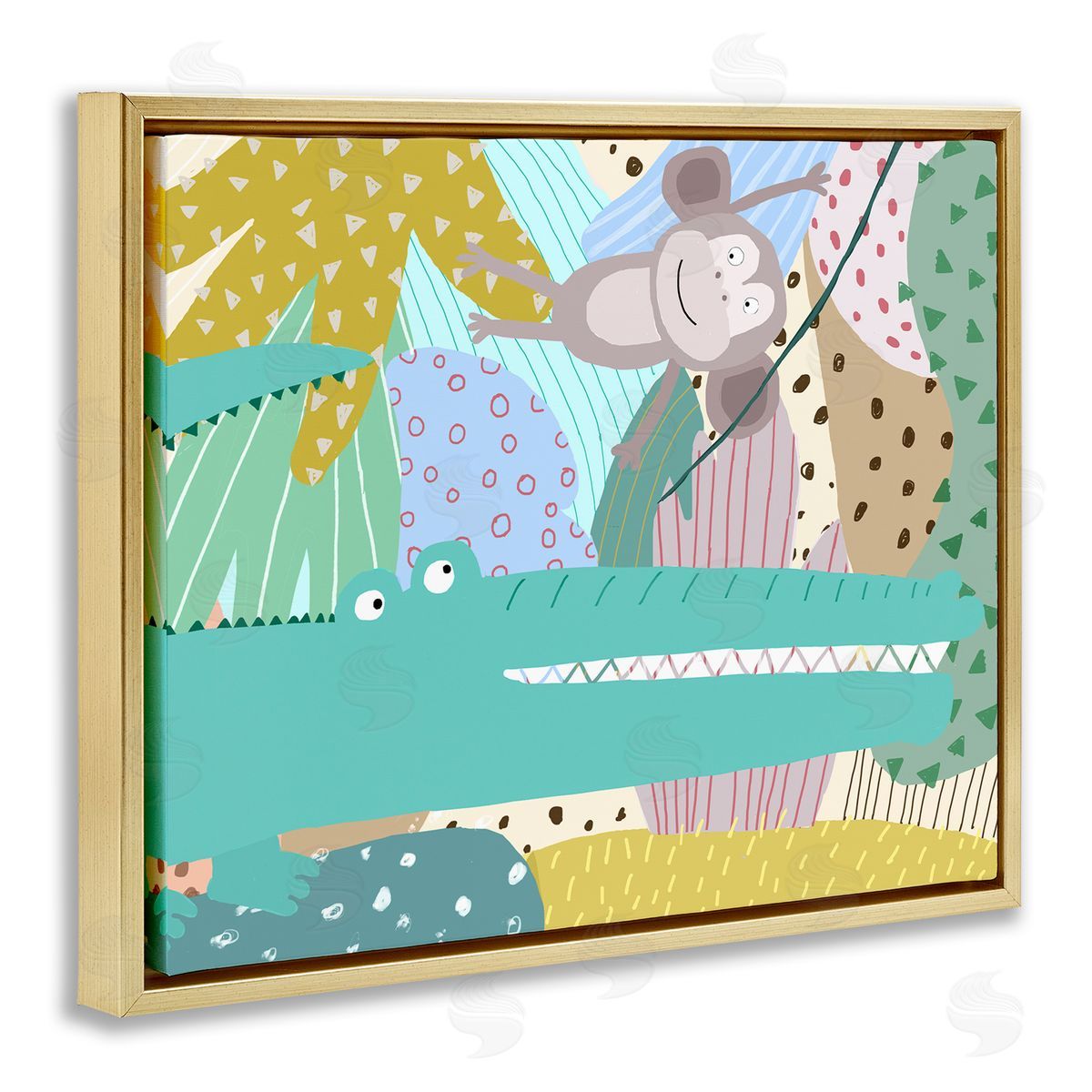 Carla Daly | Wild Animals in Patterned Jungle