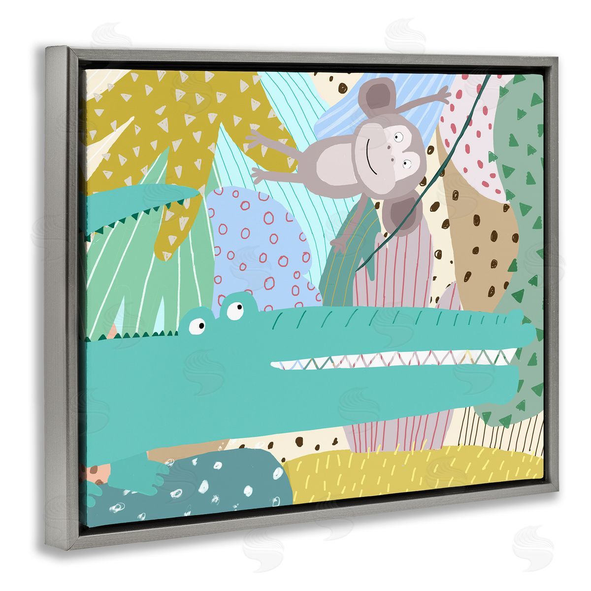 Carla Daly | Wild Animals in Patterned Jungle