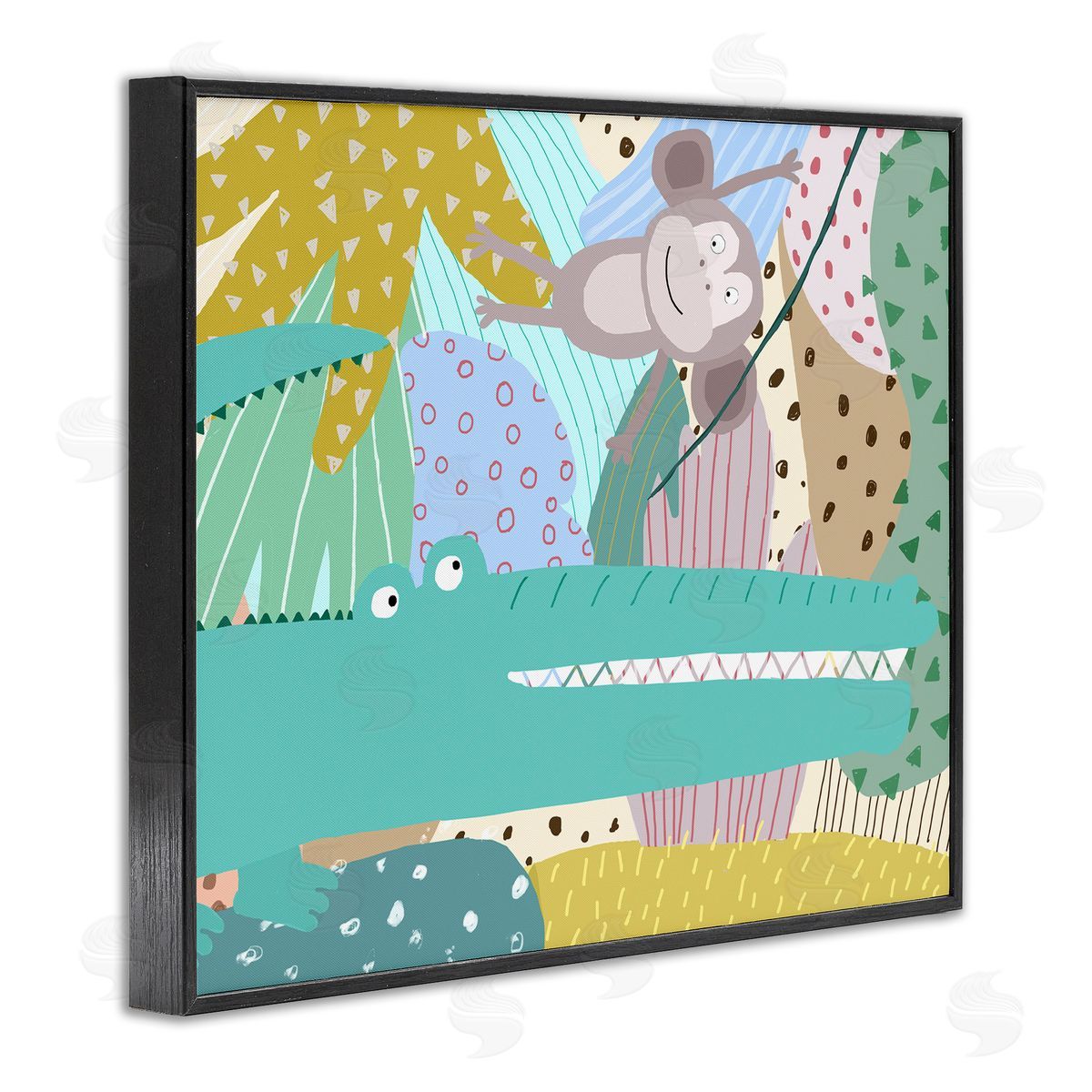 Carla Daly | Wild Animals in Patterned Jungle