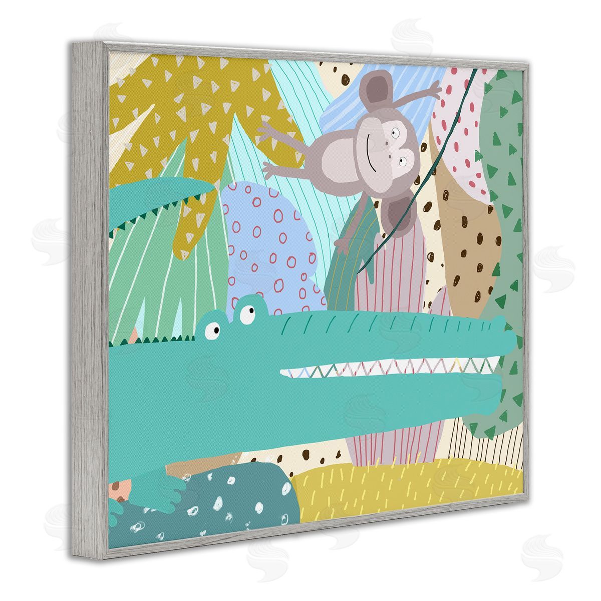 Carla Daly | Wild Animals in Patterned Jungle