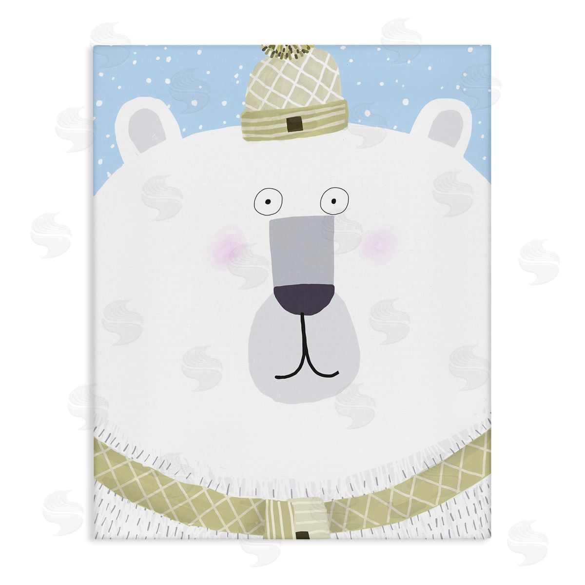 Carla Daly | Polar Bear with Falling Snow