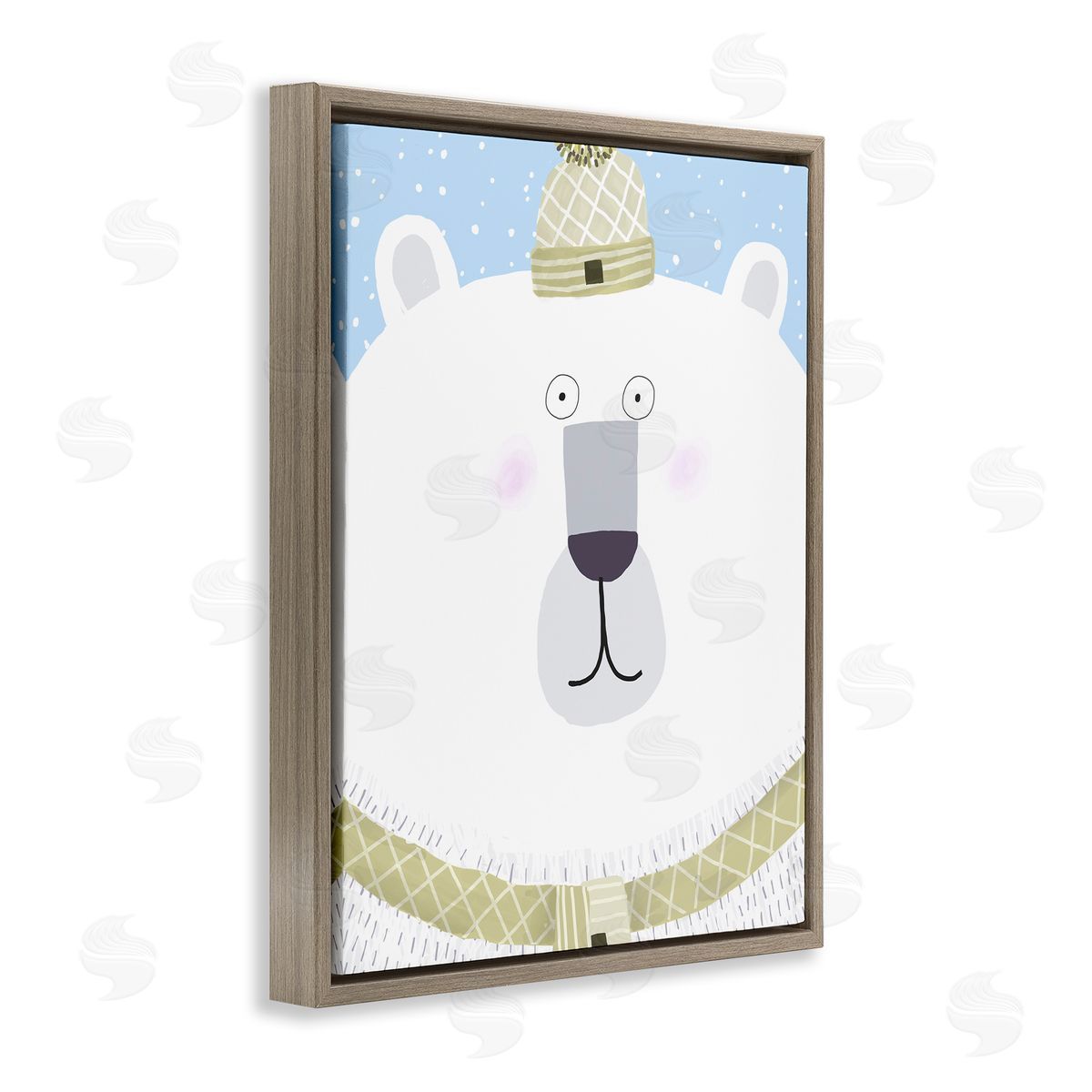 Carla Daly | Polar Bear with Falling Snow