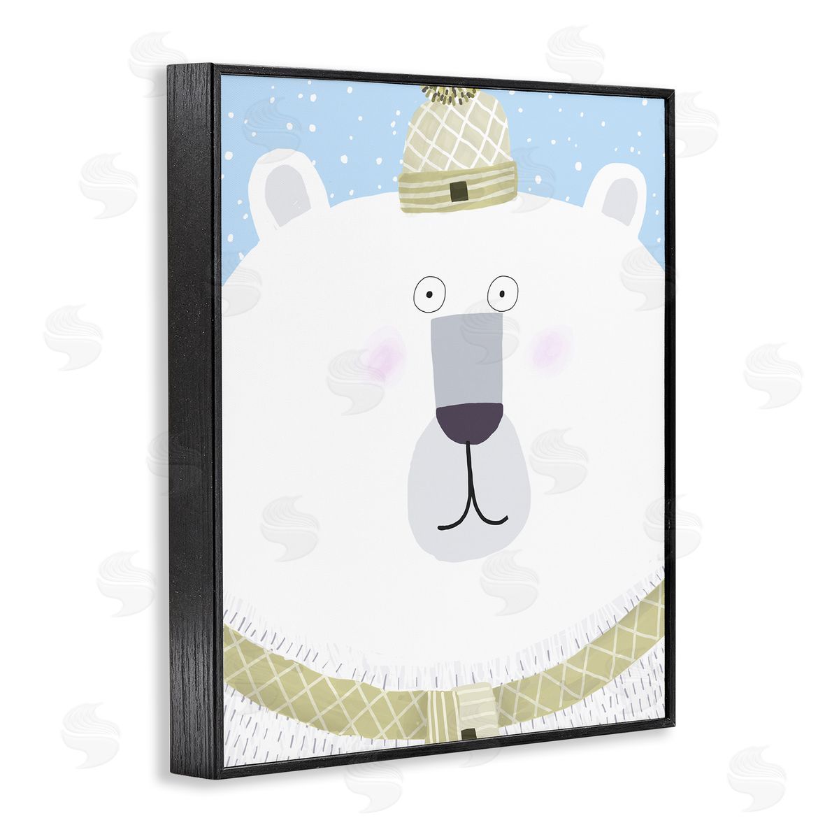Carla Daly | Polar Bear with Falling Snow