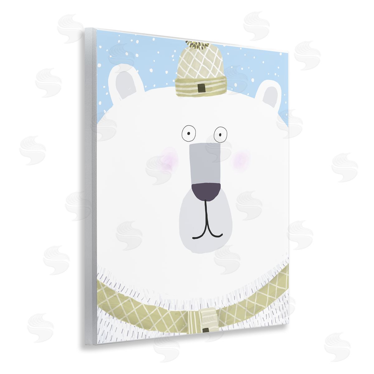 Carla Daly | Polar Bear with Falling Snow