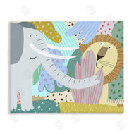 Carla Daly | Whimsical Elephant & Lion Friends