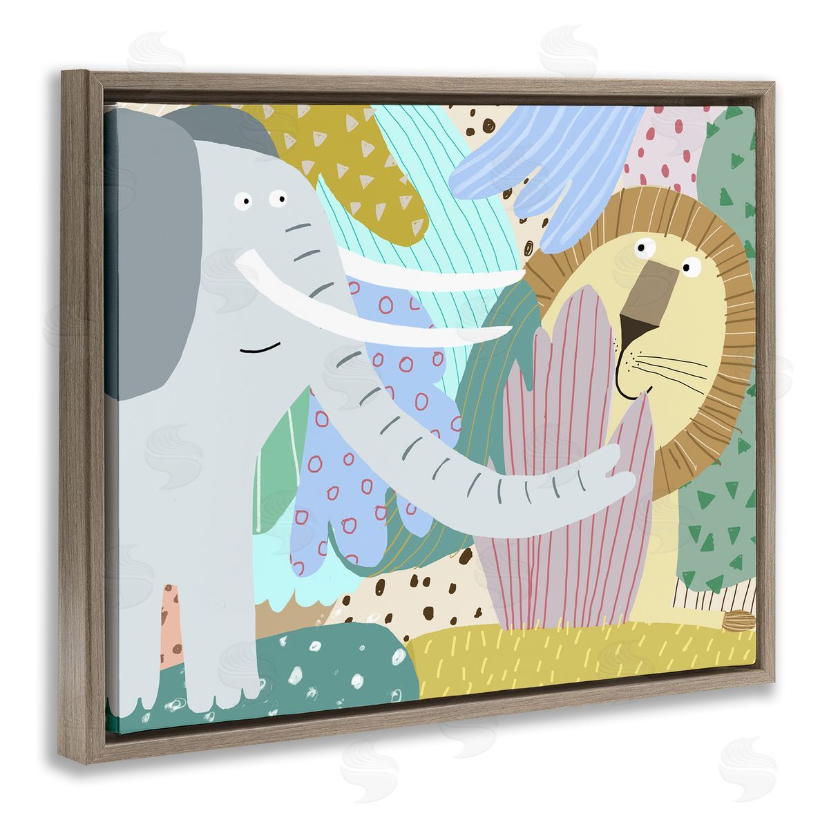 Carla Daly | Whimsical Elephant & Lion Friends