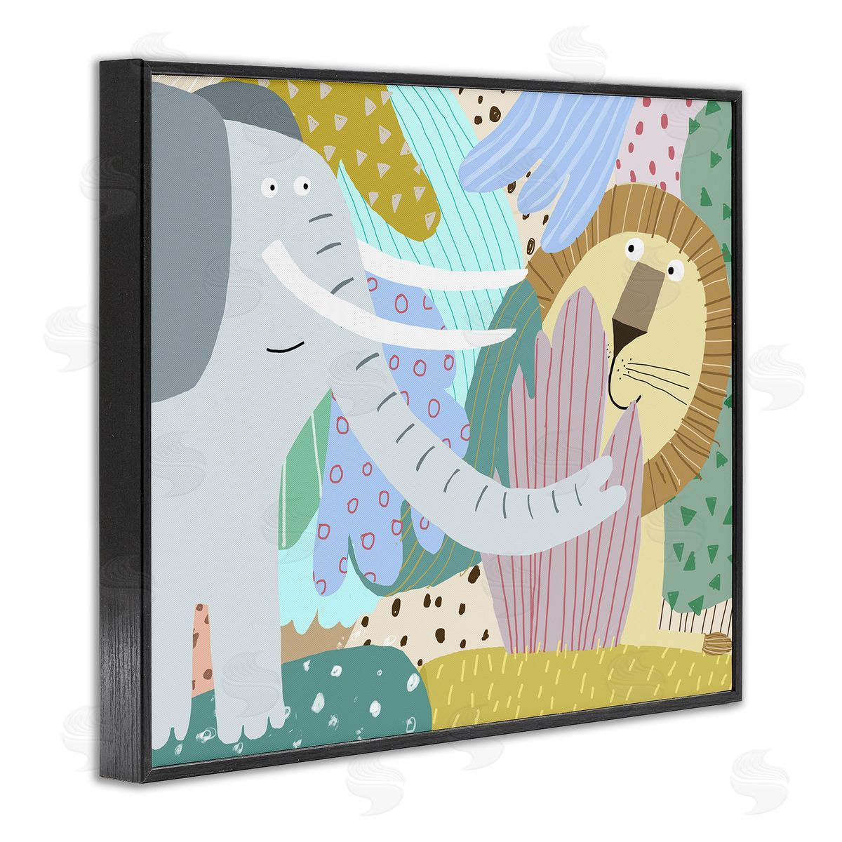 Carla Daly | Whimsical Elephant & Lion Friends