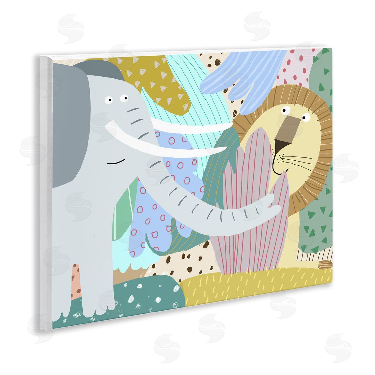 Carla Daly | Whimsical Elephant & Lion Friends