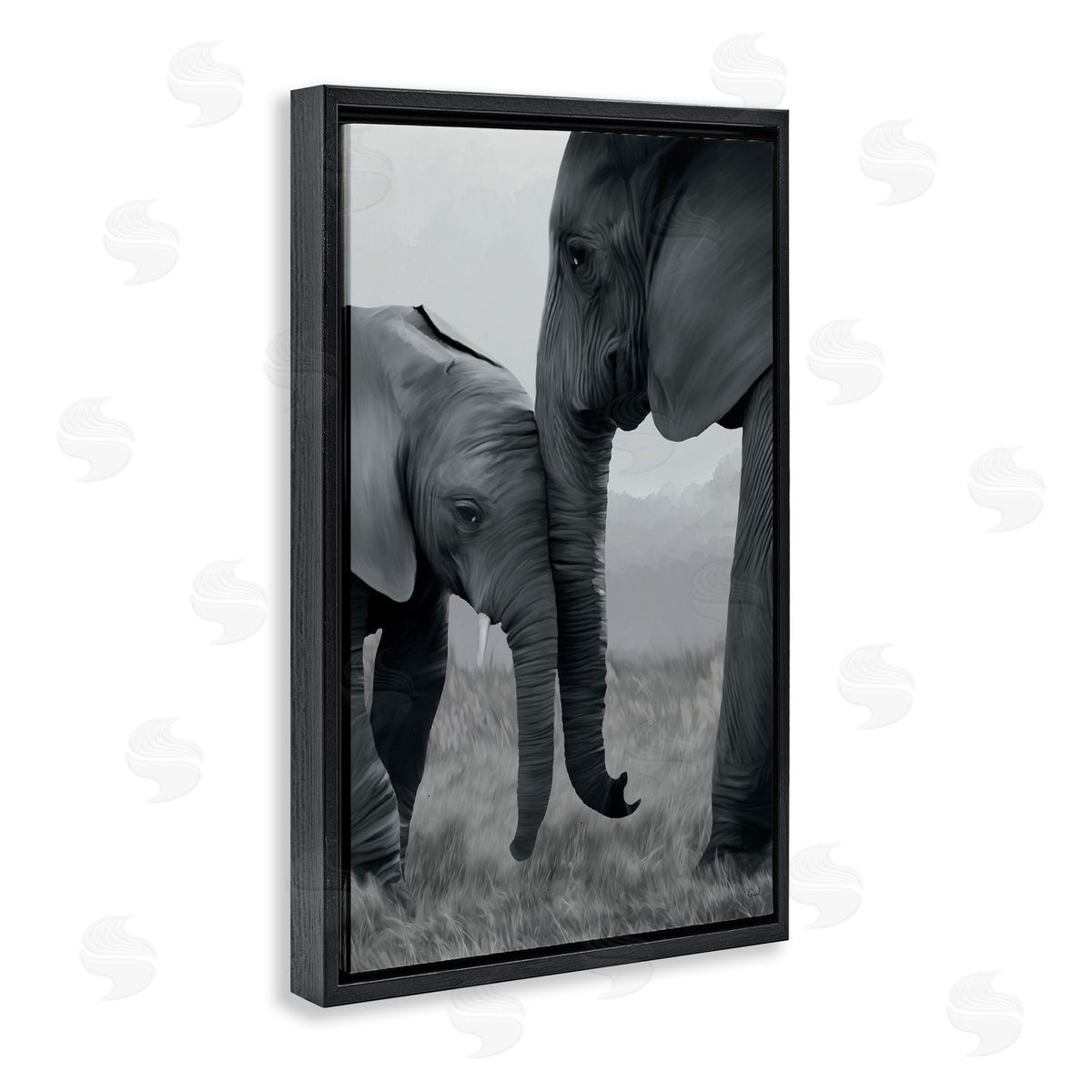 Renel Peters | Mother and Baby Elephant