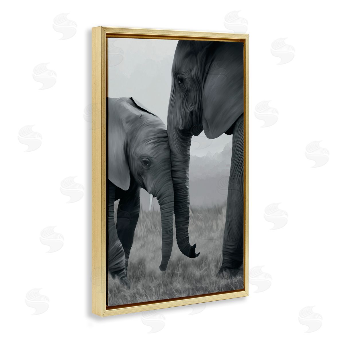 Renel Peters | Mother and Baby Elephant