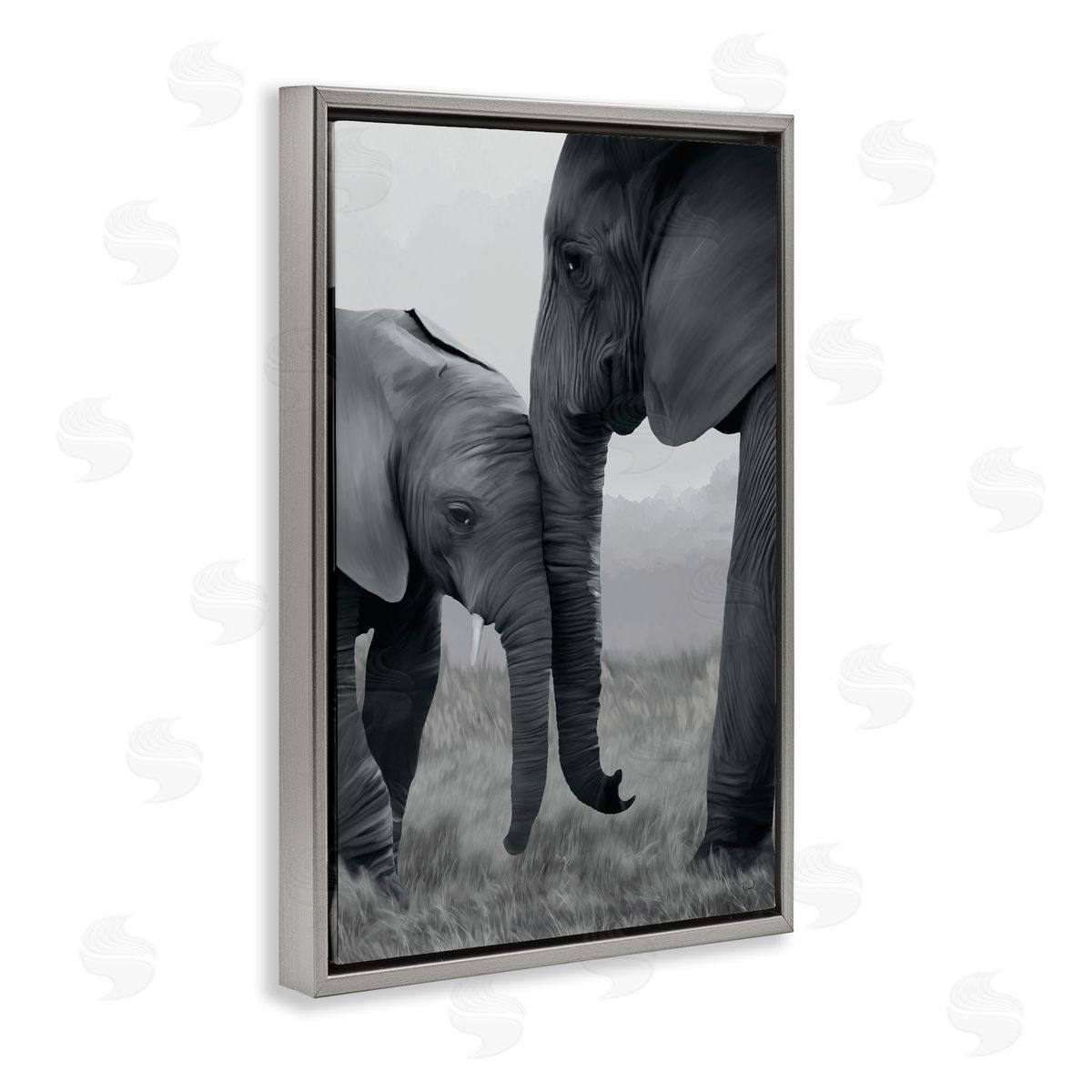 Renel Peters | Mother and Baby Elephant