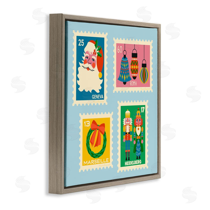 Carrie Cantwell | Vintage Christmas Postage Stamps