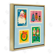 Carrie Cantwell | Vintage Christmas Postage Stamps